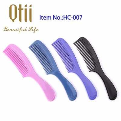 Colorful Styling Essentials Hair Comb with Curved Handle