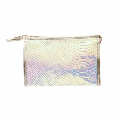 Holographic PU Makeup Bag Portable Simple Large-capacity Cosmetic Bag