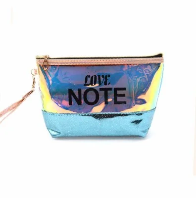 Holographic Travel Makeup bag Waterproof Organizer Bag for Women Girls