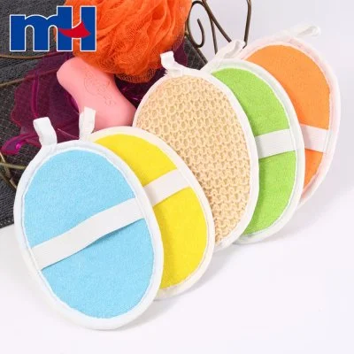 Natural Bath Shower Body Scrubber Exfoliating Sisal Bath Glove Scrubber Pad Manufacturer 5101-0007