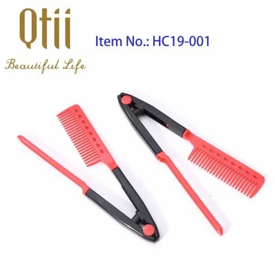 Styling Hair Straightener V-shaped Straight Comb